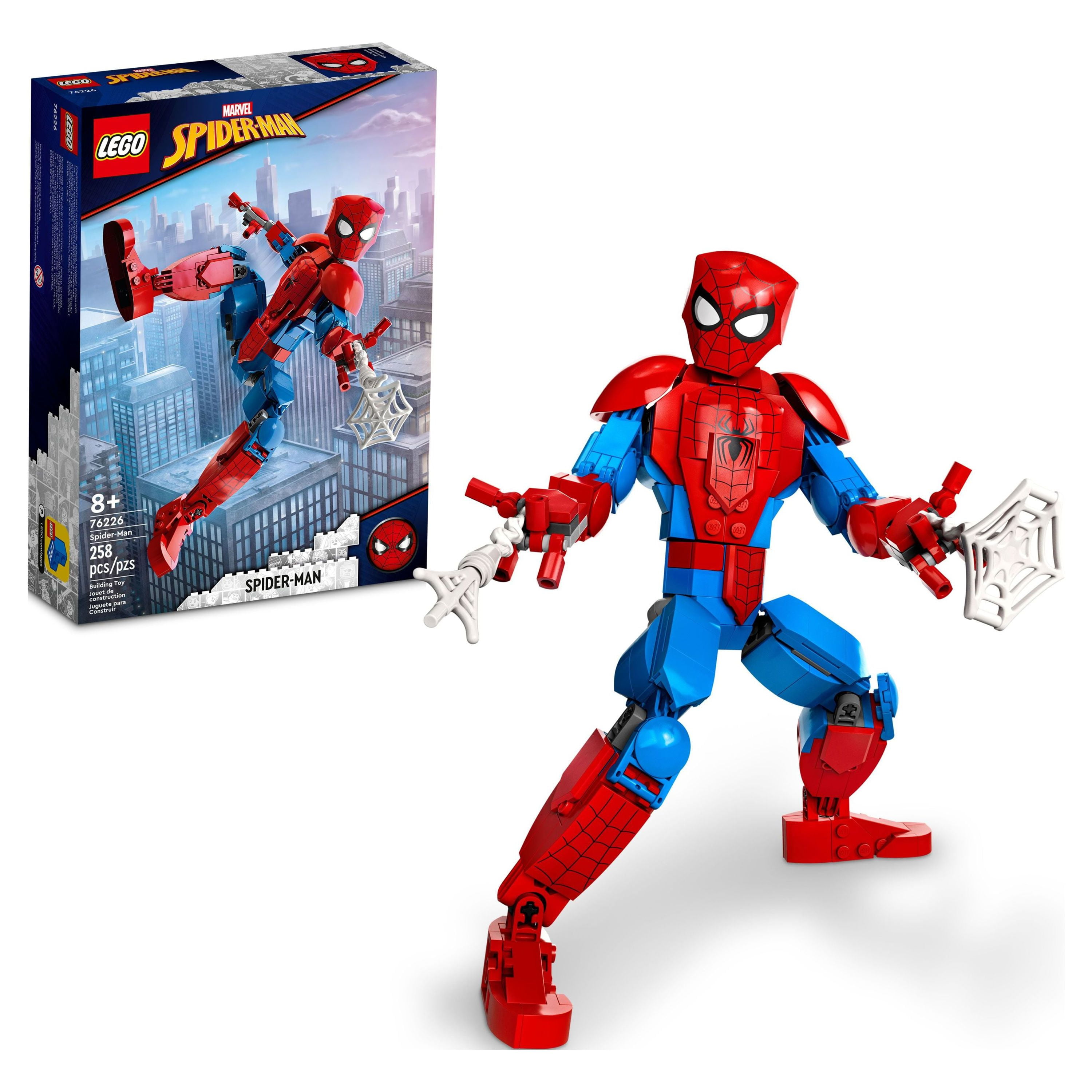 LEGO Marvel Spider-Man 76226 Fully Articulated Action Figure, Super Hero  Movie Set with Web Elements, Gift Idea for Grandchildren, Collectible Model