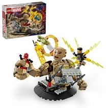 LEGO Marvel Spider-Man vs. Sandman: Final Battle Building Toy Set with Spider-Man Figure, Collectible Marvel Toy Inspired by Spider-Man No Way Home, Gift for Super Hero Loving Boys and Girls, 76280