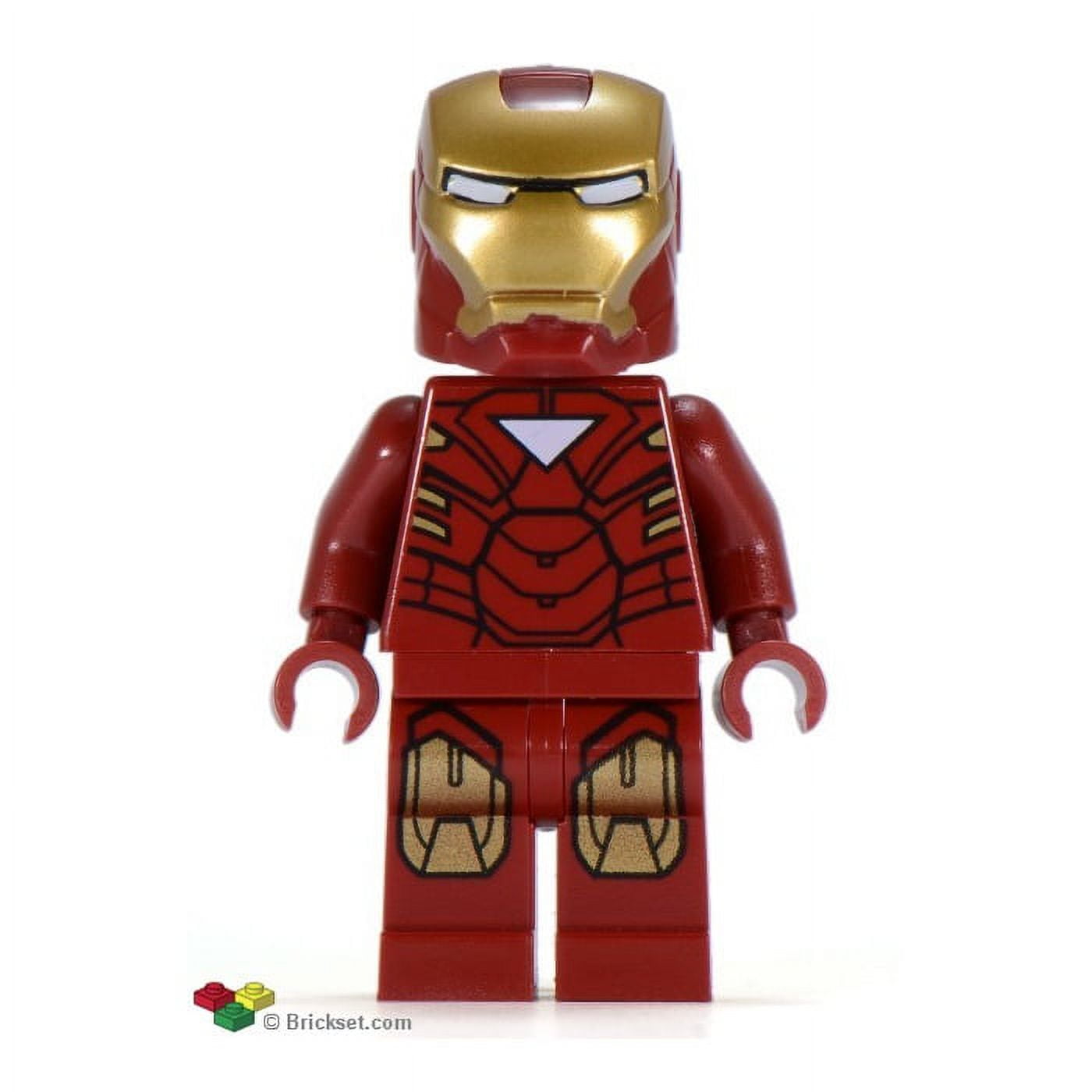  LEGO Marvel Super Heroes Minifigure - Iron Man with Triangle on  Chest : Toys & Games