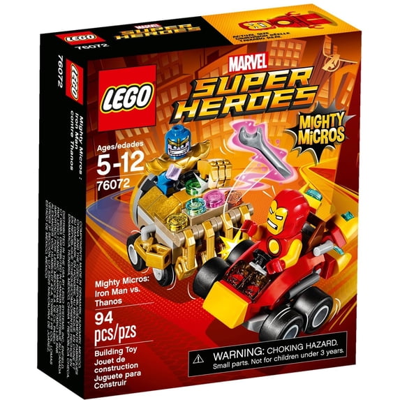LEGO Marvel Super Heroes Mighty Micros Iron Man vs. Thanos Comics ...