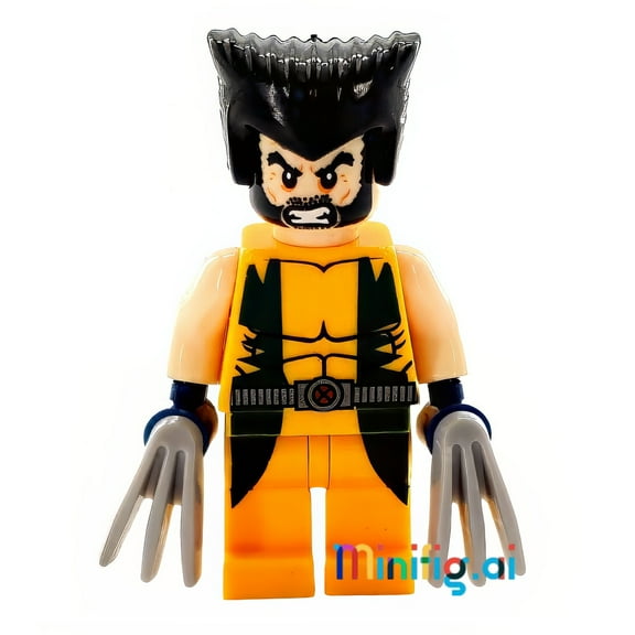 LEGO Marvel Super Heroes Wolverine Minifigure with Two Claws 6866