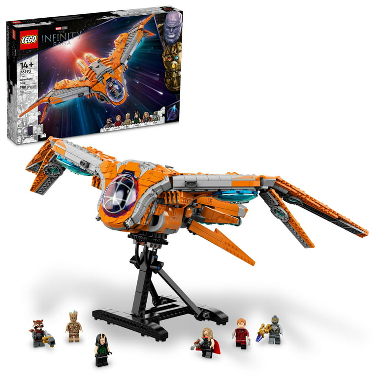 Selvforkælelse Perth indsigelse LEGO Marvel The Guardians' Ship 76193 Building Toy - Large Avengers  Spaceship Model with Thor & Star-Lord Minifigures, Superhero Movie Inspired  Set, Gift for Boys, Girls, Kids, and Teenagers - Walmart.com