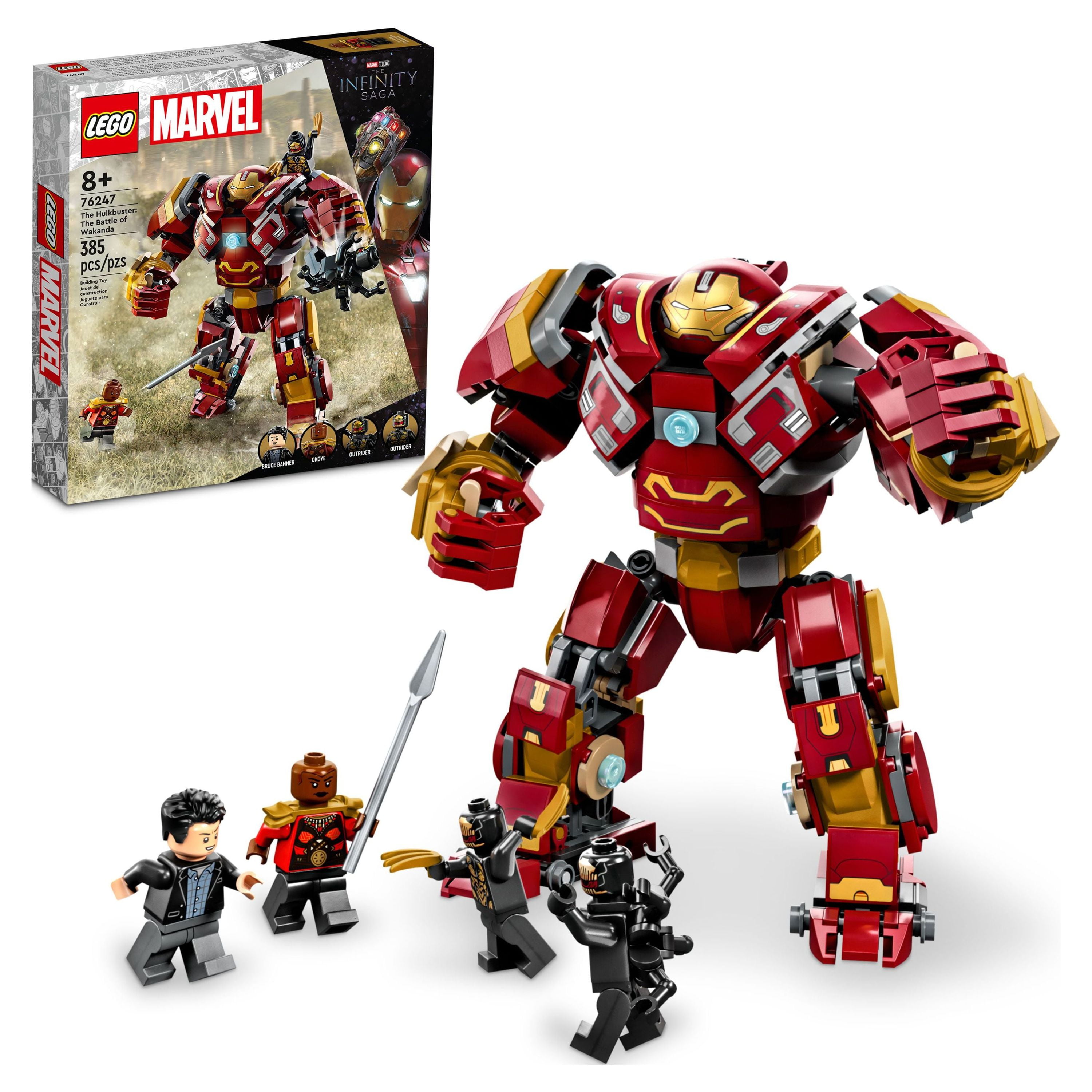 LEGO Marvel The Hulkbuster: The Battle of Wakanda 76247, Action Figure,  Buildable Toy with Hulk Bruce Banner Minifigure, Avengers: Infinity War Set  for Kids 