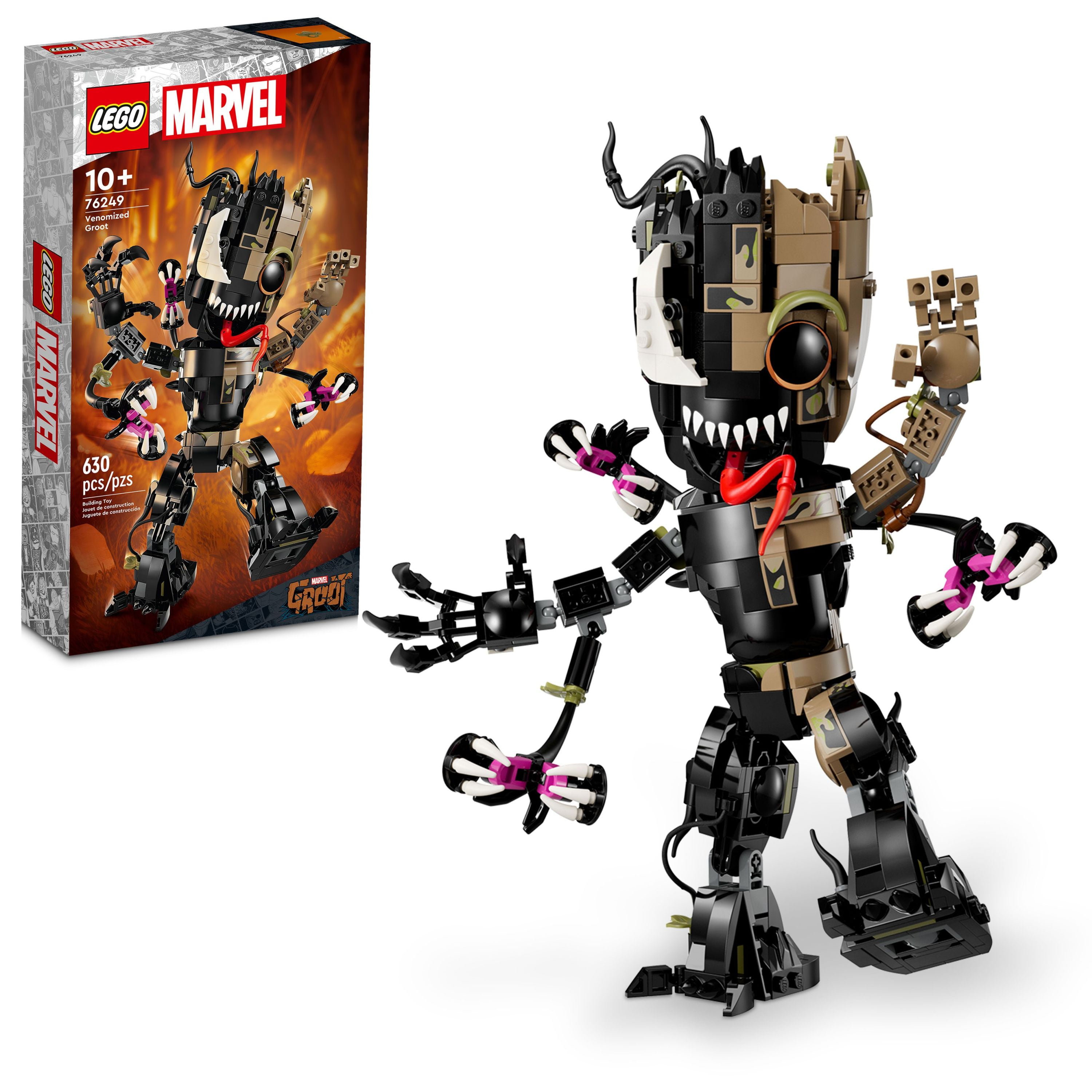 LEGO Marvel Venomized Groot 76249 Transformable Marvel Toy for Play and  Display, Buildable Marvel Action Figure for Fans of the Guardians of the