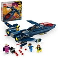 thumbnail interactive-video image 1 of LEGO Marvel X-Men X-Jet Toy Plane Model Building Kit, Disney Plus Inspired X-Men Building Toy for Kids with 4 Marvel Minifigures, Gift for Marvel Fans, Boys and Girls Ages 8 and Up, 76281, 1 of 9