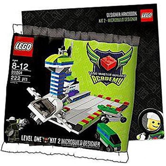 LEGO Master Builder Academy Set #20201 MBA Microbuild Designer Kit 2 Bagged! Includes Kit 2 Designer Handbook!