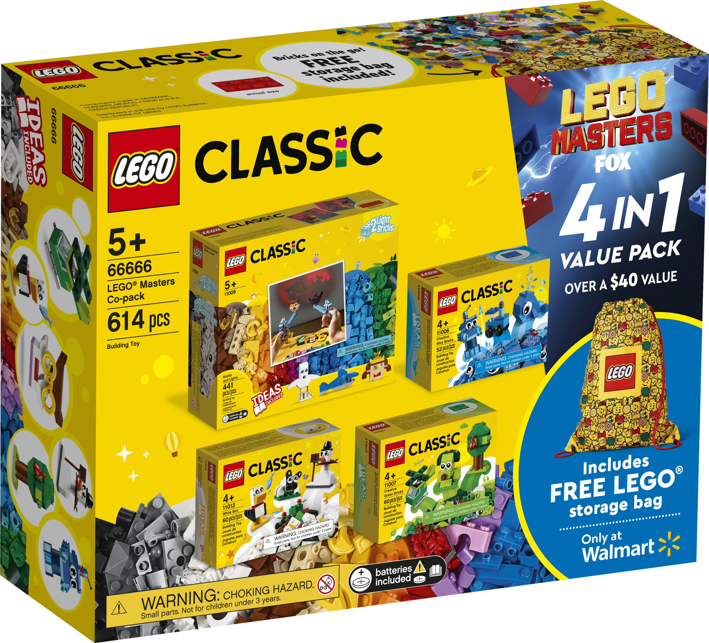 LEGO Masters Co-pack 66666 Creative Building Toy Value Set (613 Pieces) - image 1 of 3