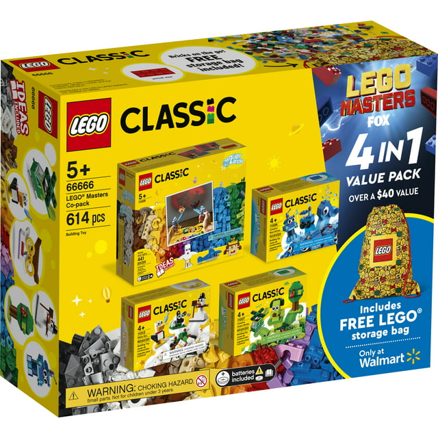 LEGO Masters Co-pack 66666 Creative Building Toy Value Set (613 Pieces)