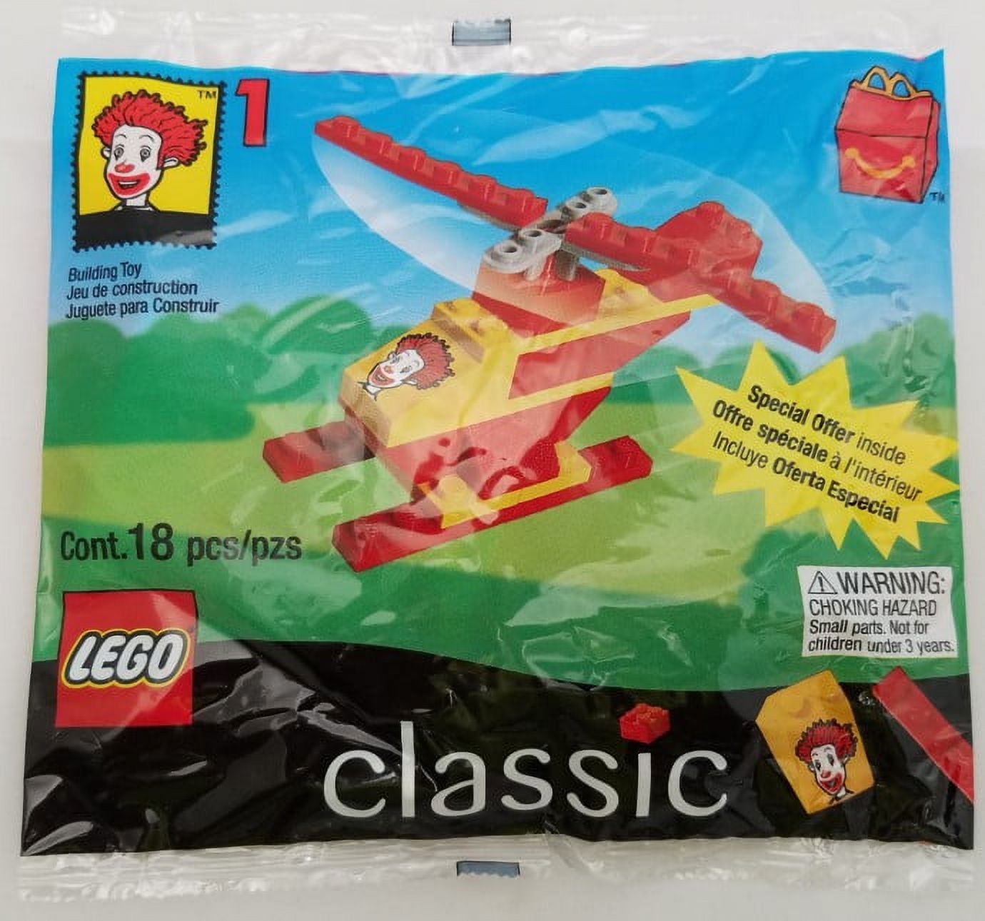 LEGO McDonalds 1999 Helicopter 2032 Walmart