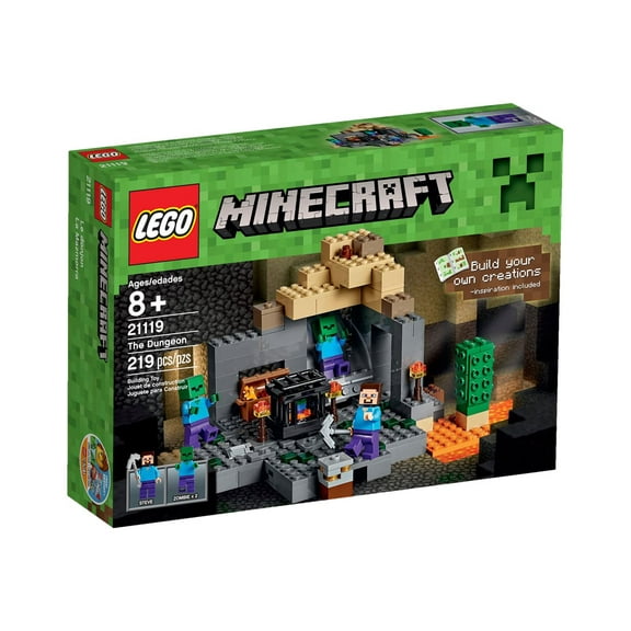 LEGO Minecraft The Dungeon 21119 Toy for Ages 8 Year Old +