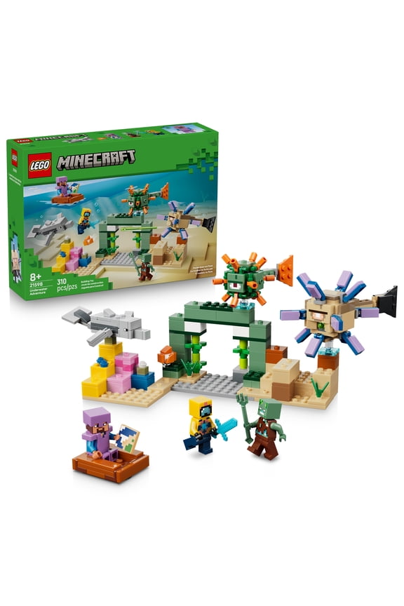 Minecraft Underwater Adventure - Building Toy for Boys & Girls, Ages 8+ - Minecraft Toys, Figures & Playsets - Gift for Kids & Gamers - 21598