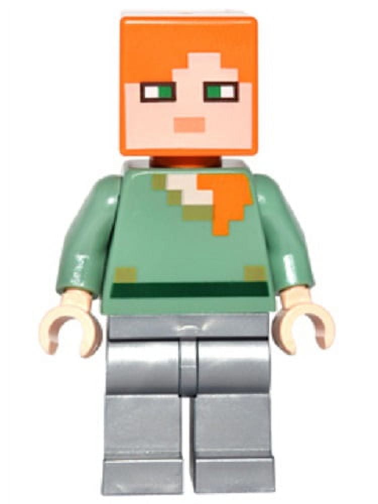 Lego minecraft alex store minifigure