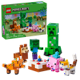 thumbnail image 1 of LEGO Minecraft Baby Pig's Birthday Celebration 21281, Collectible Model Figures Set, 1 of 6