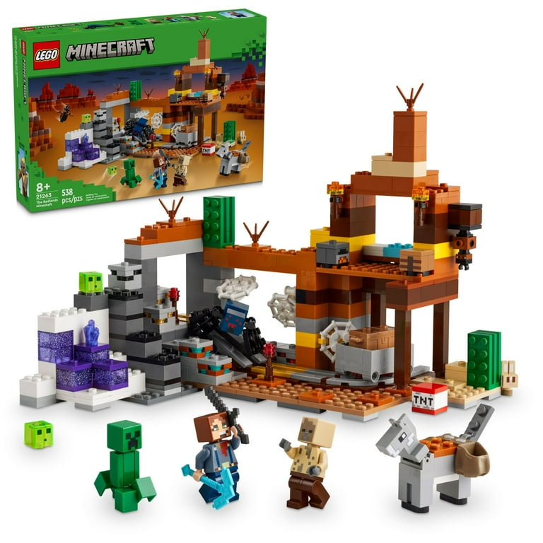 LEGO Minecraft The Badlands Mineshaft Video Game Toy, Mining
