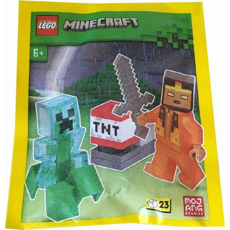 LEGO Minecraft Mini Set: Hero Minifigure with Charged Creeper