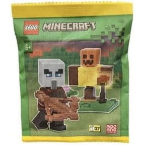LEGO Minecraft: Pillager Minifigure with Training Dummy Building Kit