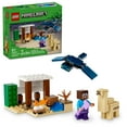 thumbnail image 1 of LEGO Minecraft Steve's Desert Expedition Building Toy, Biome with Minecraft House and Action Figures, Minecraft Gift for Independent Play, Gaming Playset for Boys, Girls and Kids Ages 6 and Up, 21251, 1 of 8