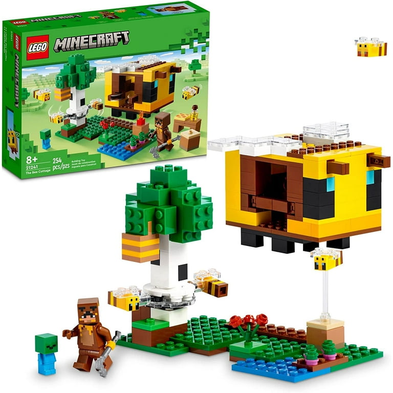 LEGO Minecraft The Bee Cottage 21241 Building Set Construction