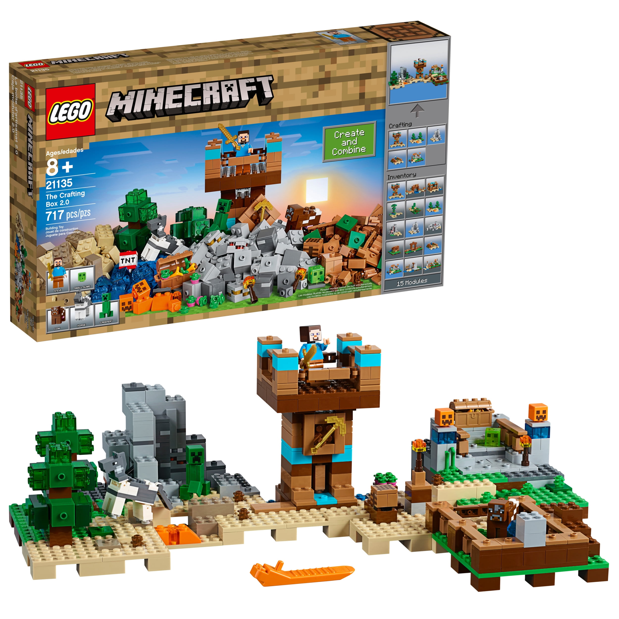 LEGO Minecraft The Crafting Box 2.0 21135 717 Pieces