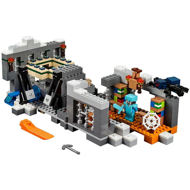 LEGO Minecraft The End Arena, Ender Dragon Battle Set 21242, Multiplayer  Set Includes Mobs, Shulker and Enderman, Minecraft Gift and Educational