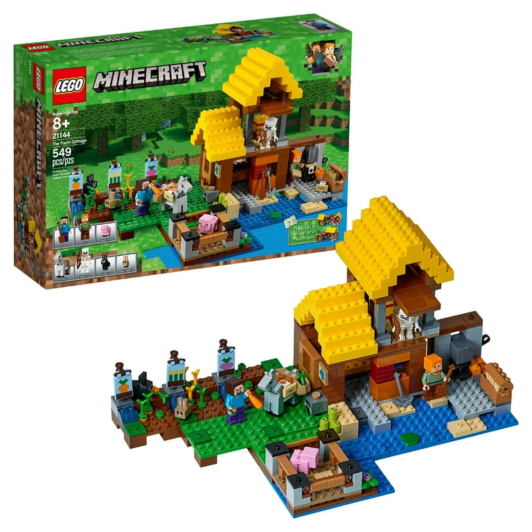 LEGO Minecraft The Farm Cottage 21144 549 Pieces Walmart