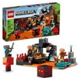 thumbnail image 1 of LEGO Minecraft The Nether Bastion Set, 21185 Battle Action Toy with Mob, Piglin Brute & Strider Figures, for Kids, Boys and Girls Age 8 Plus, 1 of 8