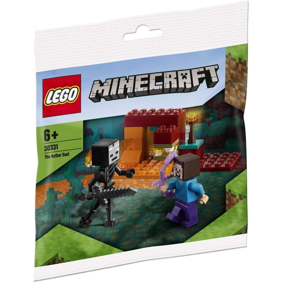 Pre-Owned Minecraft The Nether Duel Set LEGO 30331