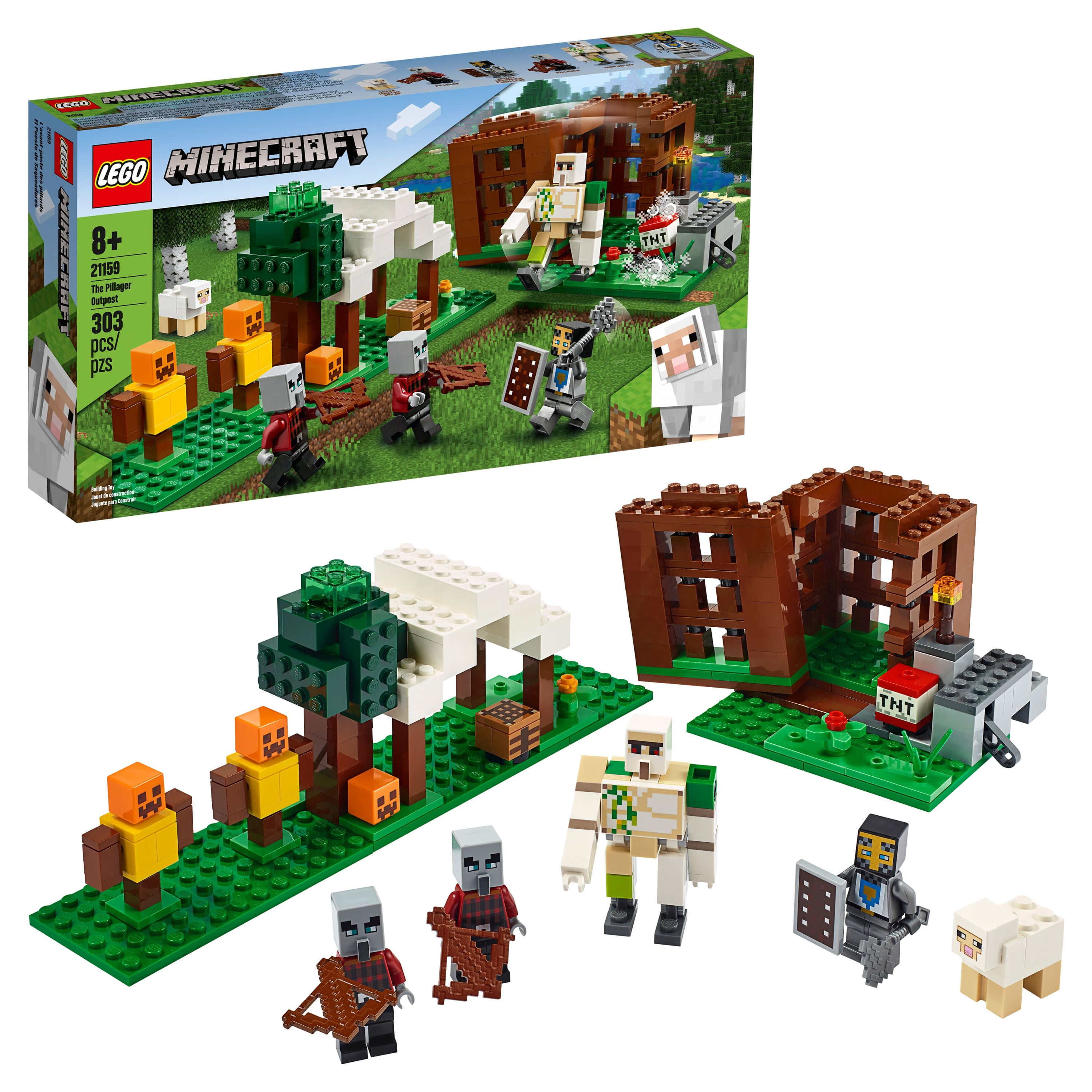 Mua Minecraft LEGO The Pillager Outpost 21159, 303 Pieces Building Kit  trên  Anh chính hãng 2024