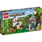LEGO Minecraft The Rabbit Ranch House Farm Set, 21181 Animals Toy for Kids, Boys and Girls Age 8 Plus with Tamer and Zombie Figures