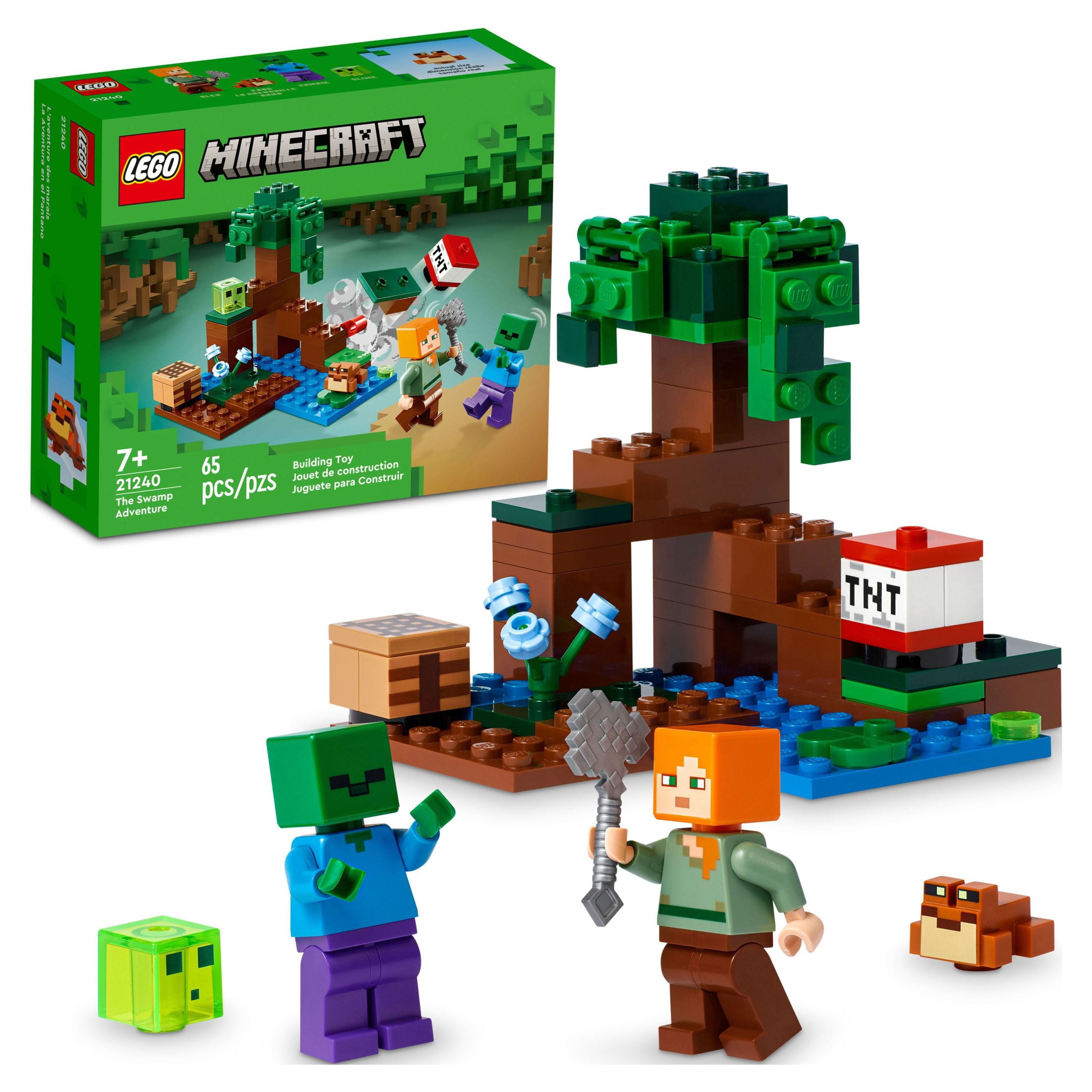 LEGO Minecraft The End Arena, Ender Dragon Battle Set 21242, Multiplayer  Set Includes Mobs, Shulker and Enderman, Minecraft Gift and Educational  Holiday Toy for Kids, Boys and Girls 