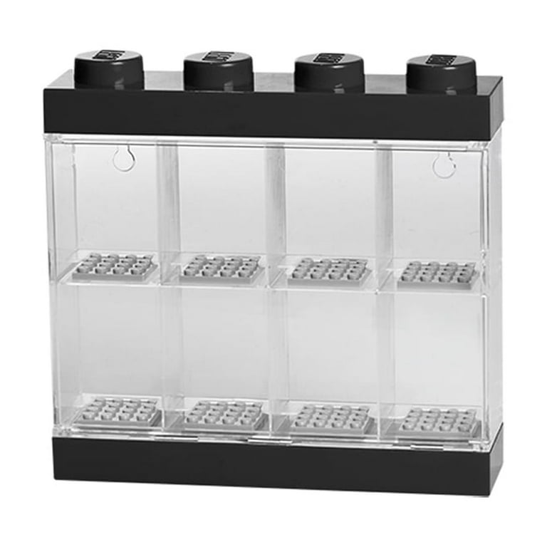 LEGO Minifigure Compartment Display Case, Black