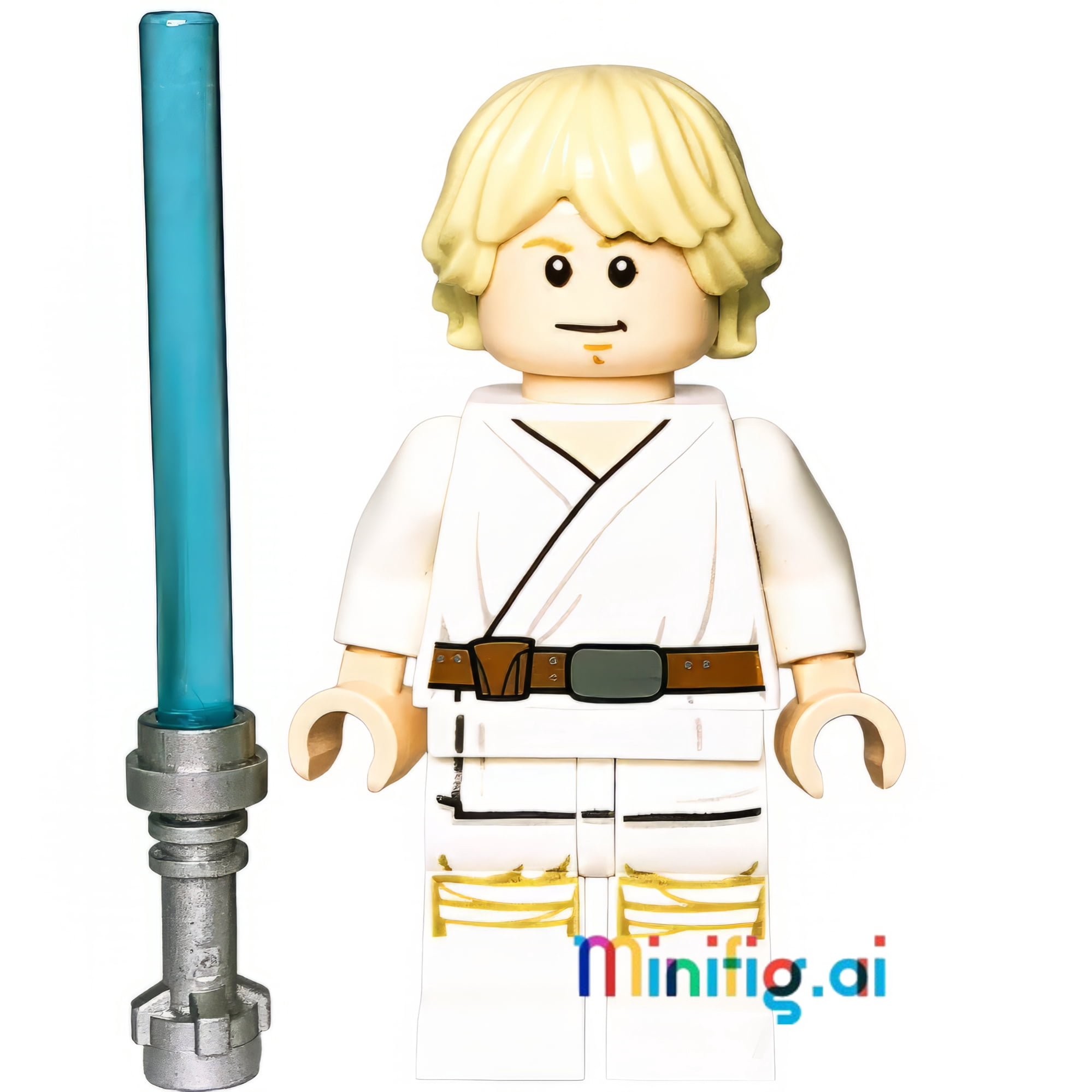 LEGO Minifigure Luke Skywalker from Mos Eisley Cantina with Lightsaber