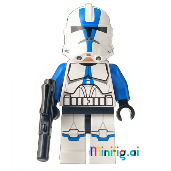 LEGO Minifigure - Star Wars - 501st LEGION CLONE TROOPER with Blaster Gun