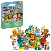LEGO Minifigures Animal Series 28 Mystery Box Toy for Kids - Find 1 of 12 Surprise Figures in Each Pack - Gift Idea for Birthday - Party Favors for Boys & Girls, Ages 5+ 71051