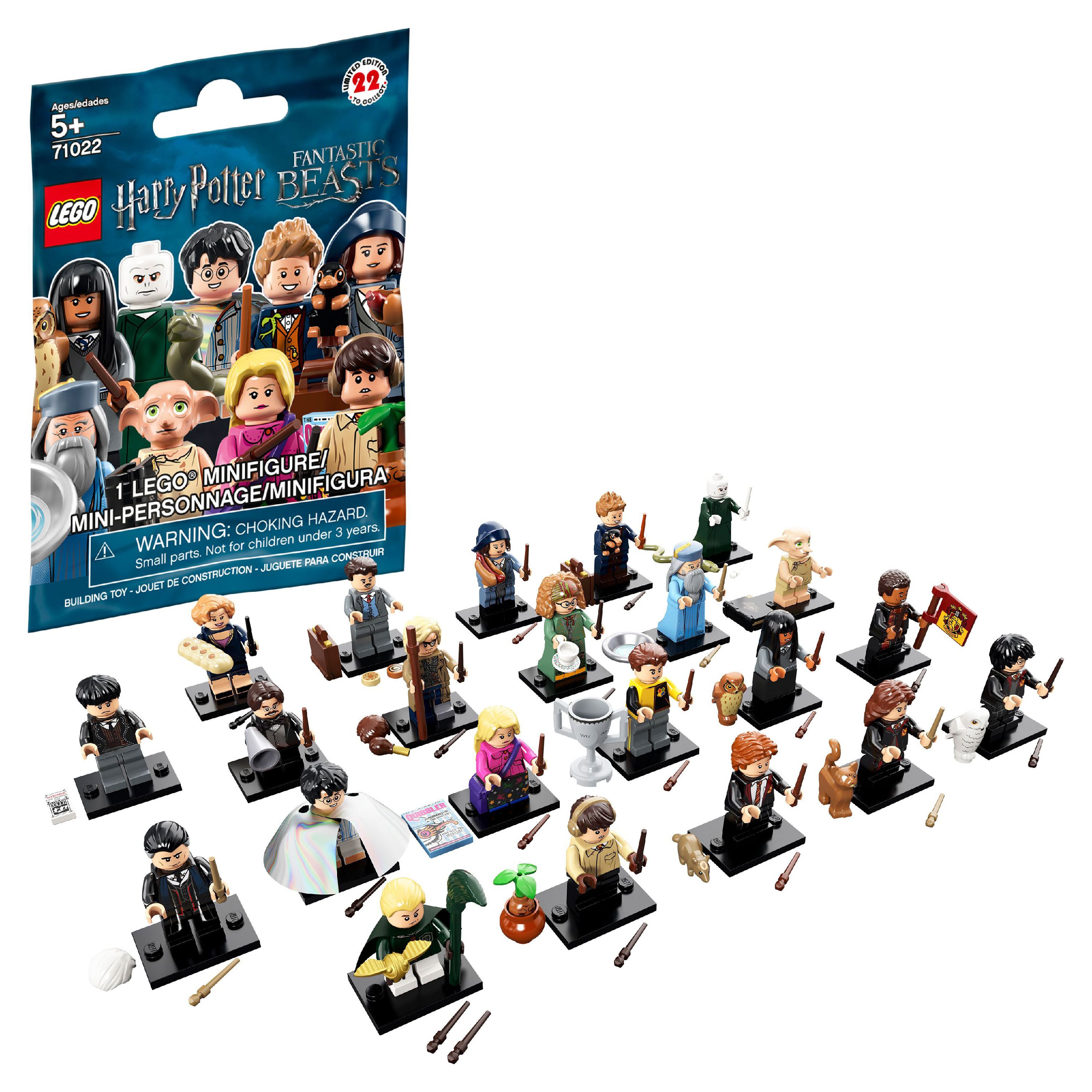 LEGO Minifigures Harry Potter and Fantastic Beasts 71022 Toy of the Year 2019, (1 Minifigure, 8 Pieces) - image 1 of 7