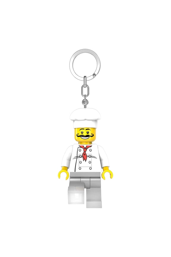 LEGO Keychain Light - Chef - 3 Inch Tall Figure (KE24H)