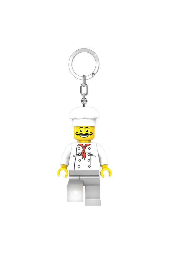 LEGO Minifigures Keychain Light - Chef - 3 Inch Tall Figure (KE24H)