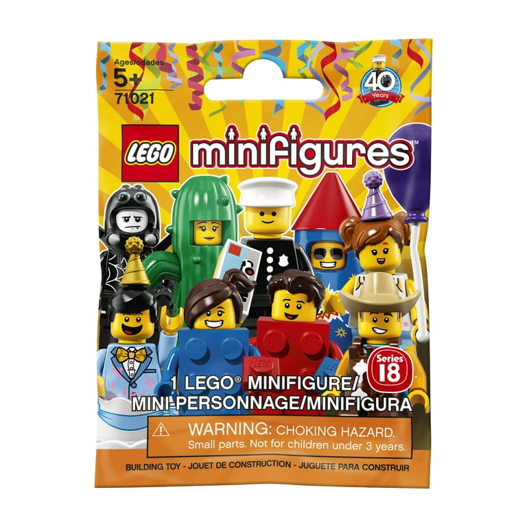 Rubin ekspedition Aktiver LEGO Minifigures Series 18: Party 71021 - Walmart.com