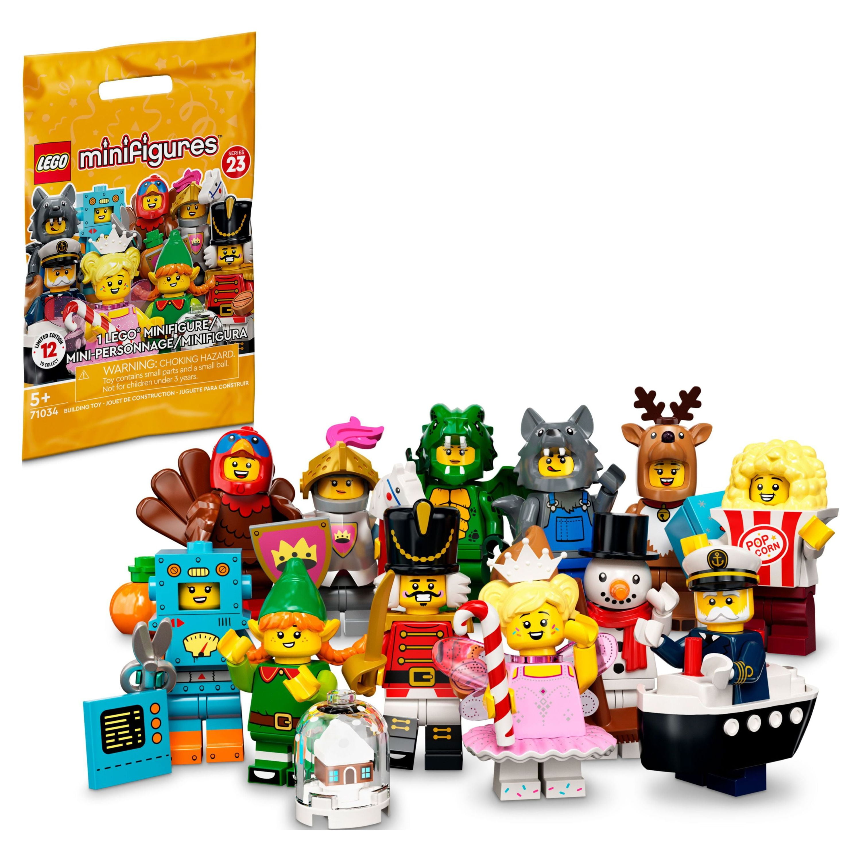 LEGO Minifigures Series 23 71034 Limited-Edition Building Toy Set (1 of 12  to collect) (One Random Pack)
