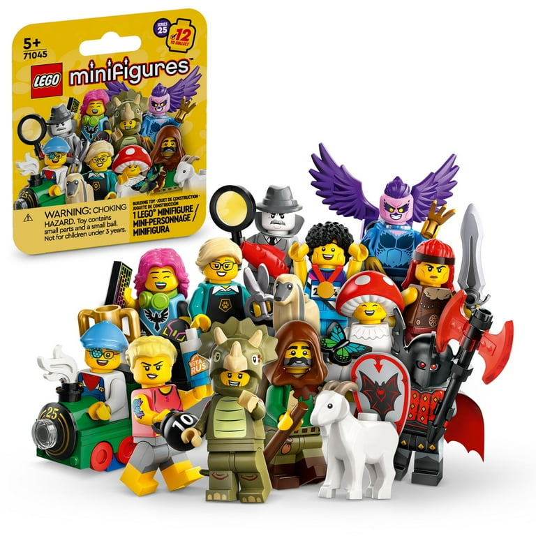 LEGO Minifigures Series 25 Collectible Figures Surprise Adventure Toy Set Mystery Box for Kids Aged 5 71045 Walmart