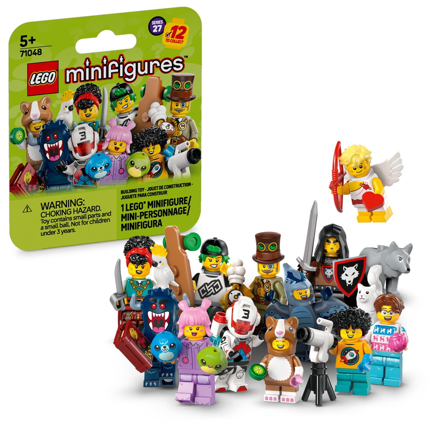 LEGO Minifigures Series 27 Pack - Collectible Figure for Kids, Boys and Girls, Ages 5+ - Mystery Blind Box, 1 of 12 Possible Minifigures - Gift Idea for Birthdays or Events - 71048