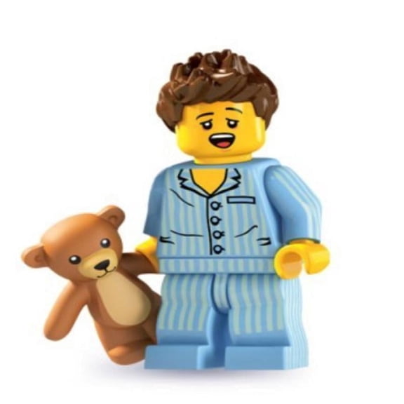LEGO Minifigures Series 6 Sleepyhead Figure Sleep Dream Bear bed