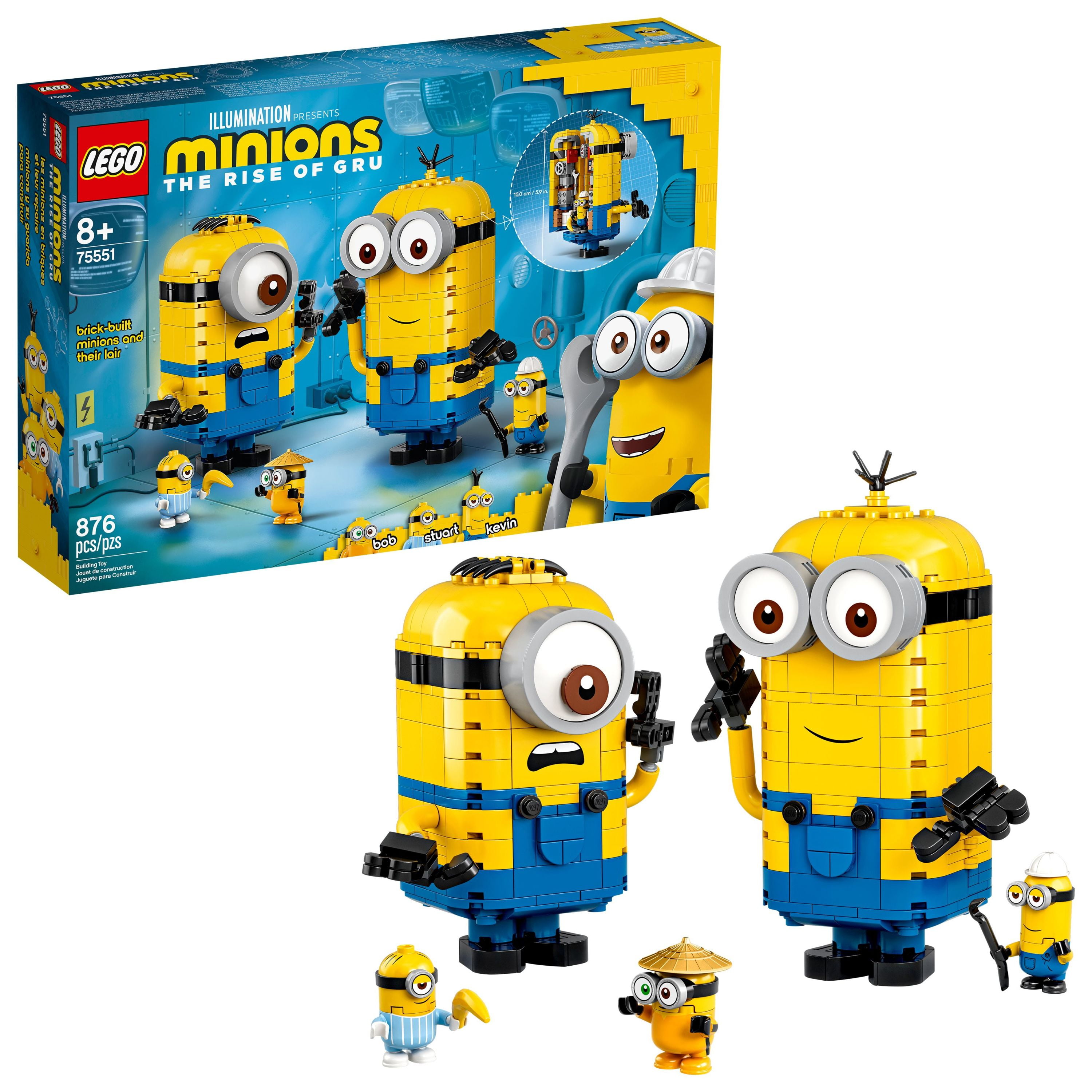 LEGO Minions: Brick-Built Minions and Their Lair (75551