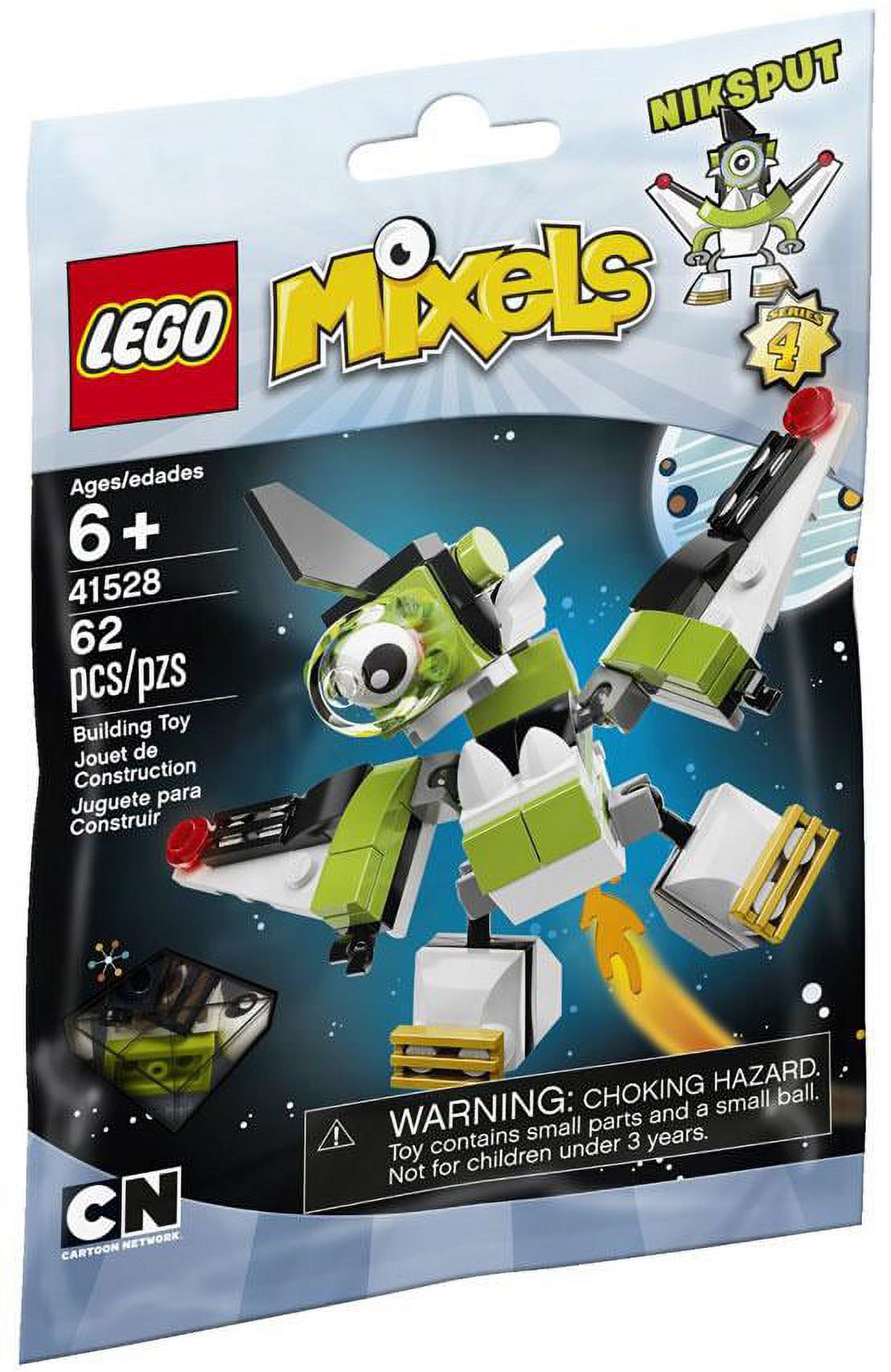 LEGO Mixels Series 4 Niksput Set #41528 [Bagged] - Walmart.com