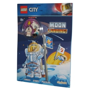Pre-Owned Lego City - Moon Landing Activity Pack, 9781913399627, 1913399621, Paperback,