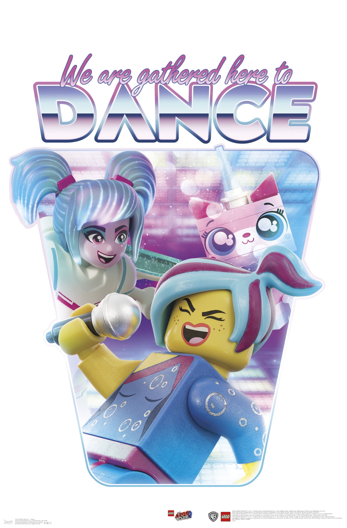 LEGO Movie Dance Poster and Poster Mount -