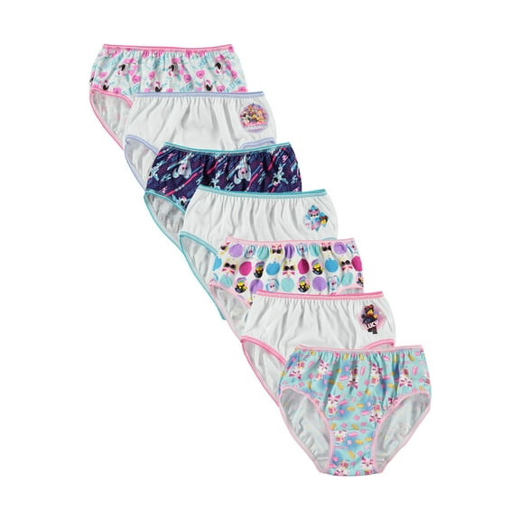 LEGO Movie, Girls Underwear, 7 Pack Panties (Little Girls & Big Girls)
