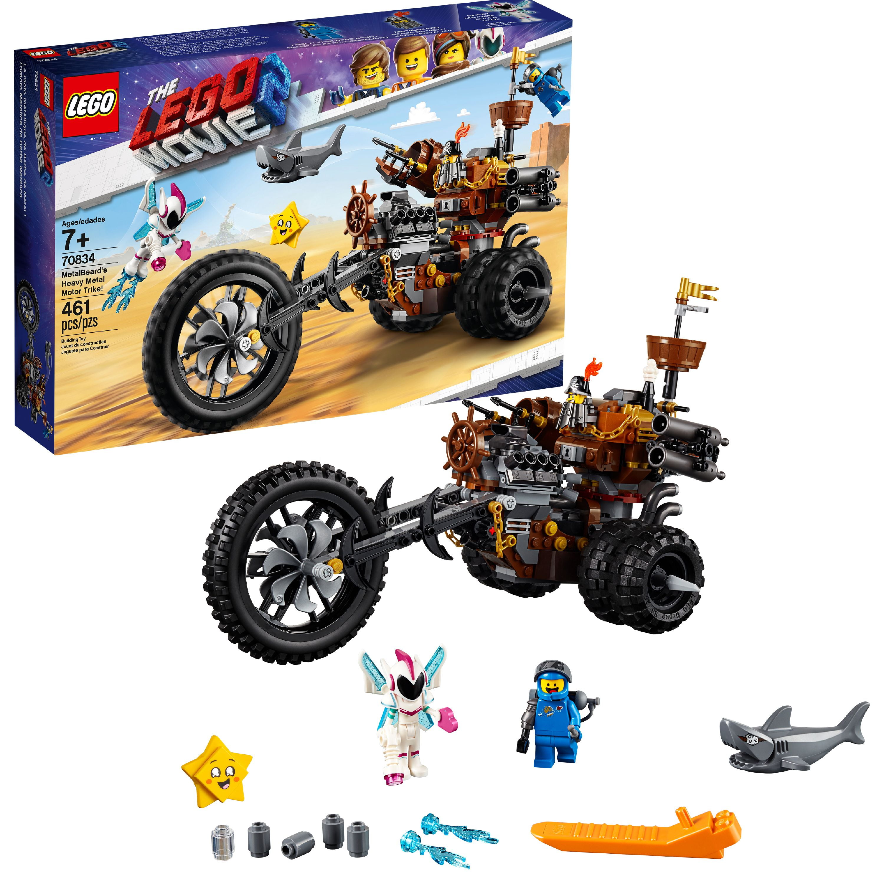 Spændende Indføre nationalsang LEGO Movie MetalBeard's Heavy Metal Motor Trike! 70834 - Walmart.com