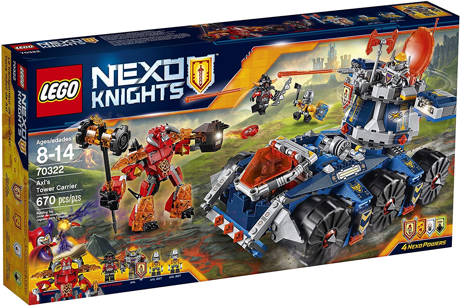 LEGO NEXO KNIGHTS Axl's Tower Carrier, 70322 - image 1 of 6