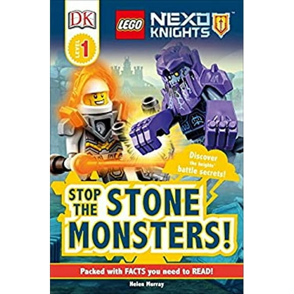 Pre-Owned DK Readers L1: Lego Nexo Knights Stop the Stone Monsters!: Discover the Knights' Battle Secrets! (Paperback) 1465455760 9781465455765